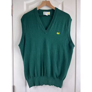 Vintage Masters Men's Sweater Vest Augusta National Golf Shop Slazenger Size L